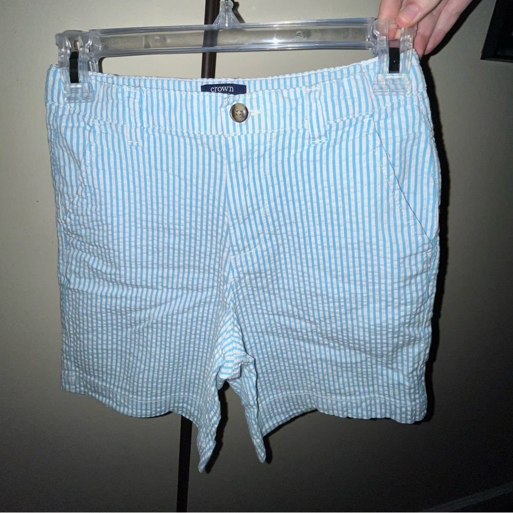 Crown & Ivy Blue and White Boys Shorts